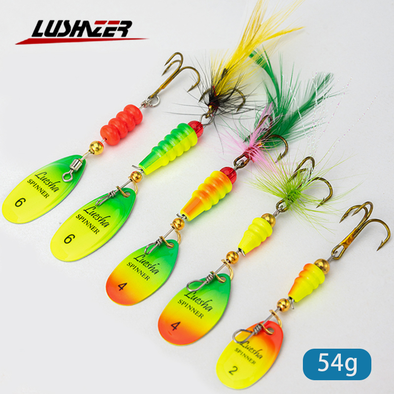Fishing Hook Treble - LUSHAZER-Appât spinner pour la pêche en