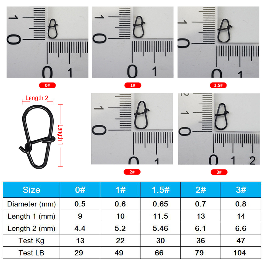50 pièces Snaps à manivelle en - Fishing Hook Remover avis et prix